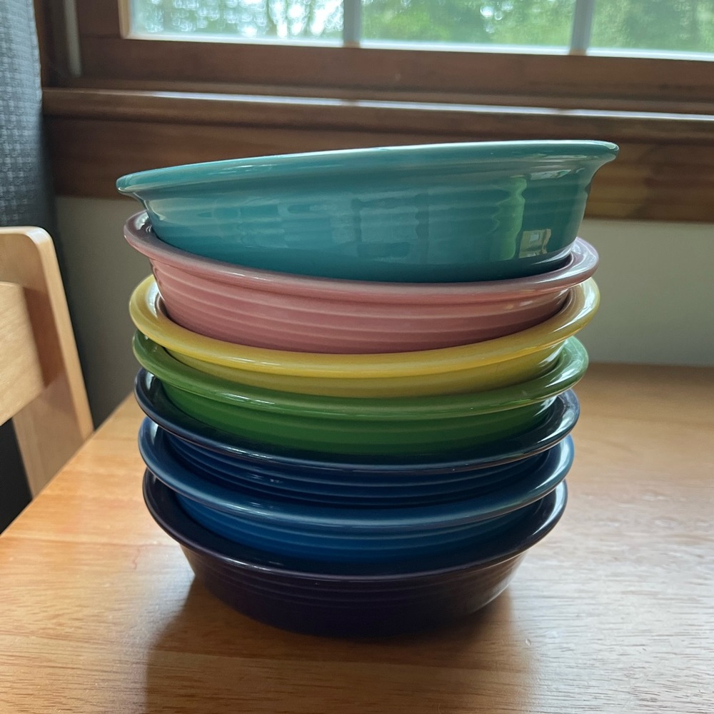 Lot of 7 Fiesta medium bowls